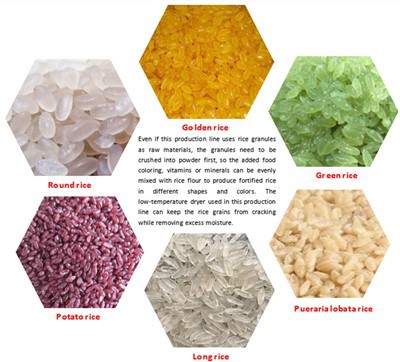 Peiriant Gwneud Reis Maeth Cyfnerthedig