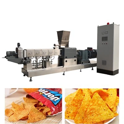 Cynhyrchu byrbryd tortilla ffrio awtomatig